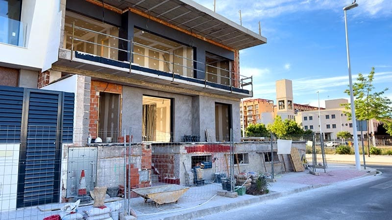 New property under construction